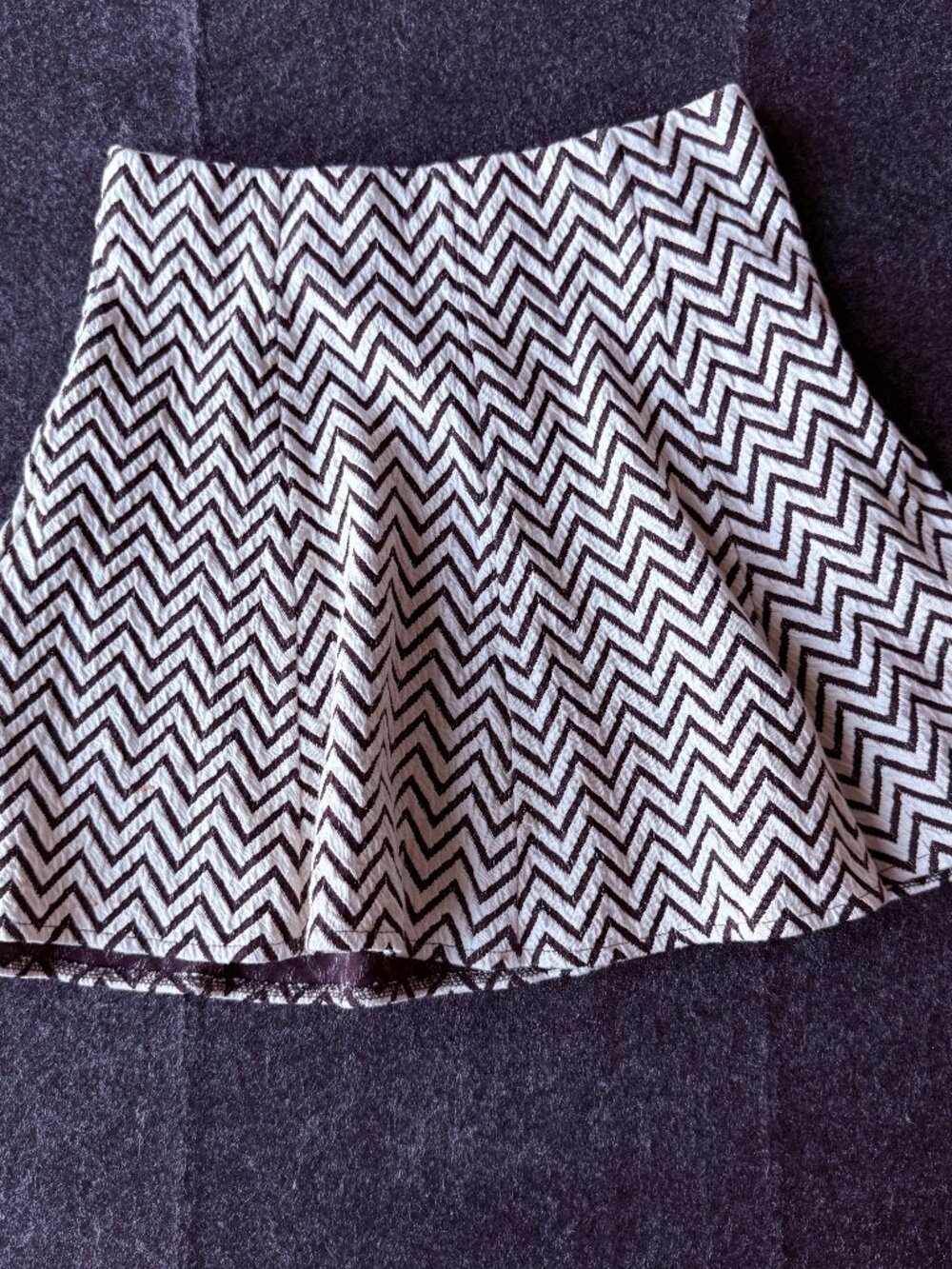 Aeropostale Chevron Mini Skirt XS